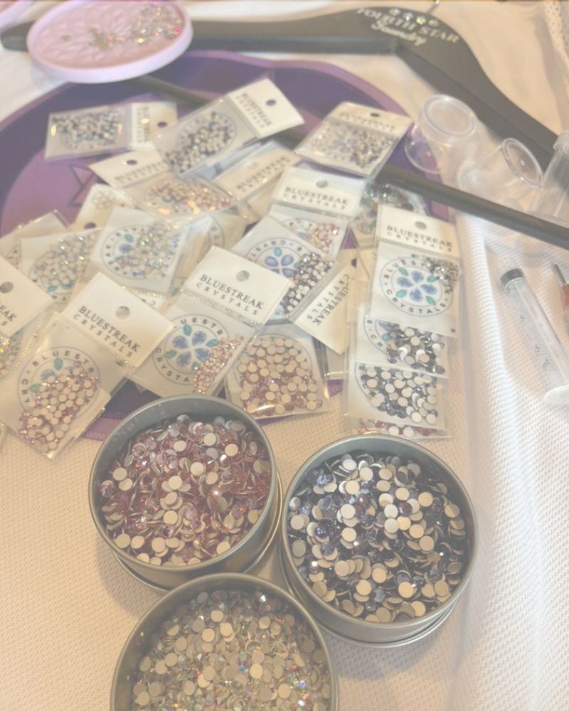DIY: Rhinestone tins and crystal packets for Fourth Star Foundry DIY Kits